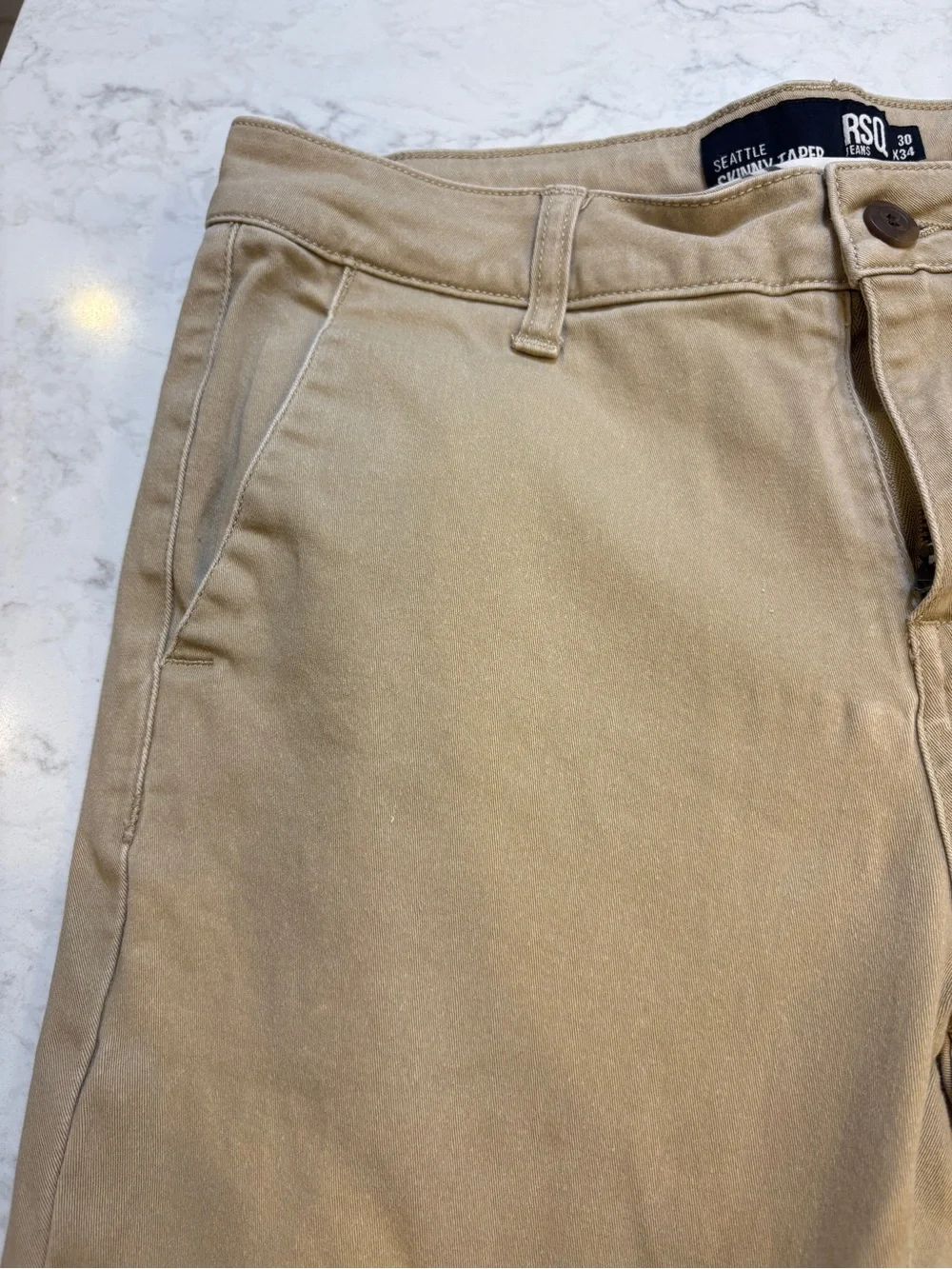 RSQ Tilly's Men's Chino Pants in Tan 30x34